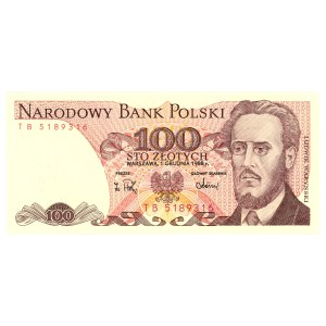 100 zlotych, 1988, TB transitional series