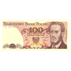 100 zlotych, 1986, TB transitional series