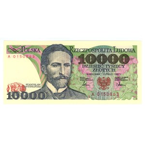 10 000 zlotých, 1987, série A