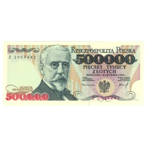 500.000 złotych 1993, seria Z