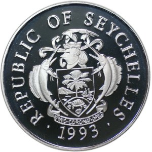 Seychellen, 25 Rupien 1993, XXV. Olympische Spiele, Barcelona 1992