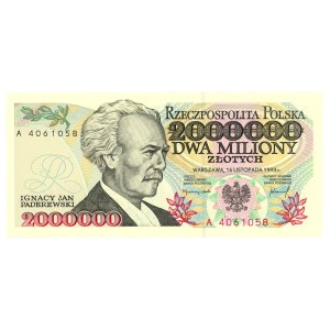 2,000,000 zlotys, 1993, Series A