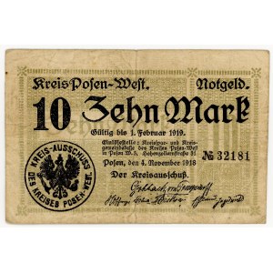 Poznaň, 10 marek 1918, vzácný