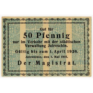 Jutrosin, Jutroschin, 50 pfennigs, 1918