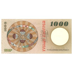 1,000 zlotys, 1965, S series