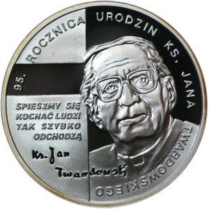 10 zlotych, 2010, 95th Anniversary of the Birth of Father Jan Twardowski