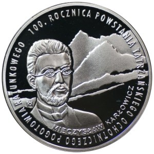 10 zlotych, 2009, 100th Anniversary of the Founding of TOPR