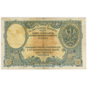 100 zlotych, 1919, S.B. series