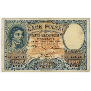 100 złotych 1919, seria S.B.