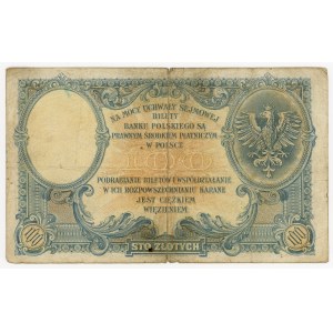 100 zlotých z roku 1919, série S.B.