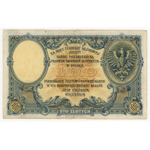 100 zlotych, 1919, S.A. series