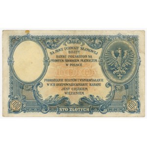 100 zlotych, 1919, S.B. series