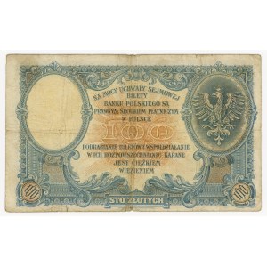 100 zlotych, 1919, S.C. series