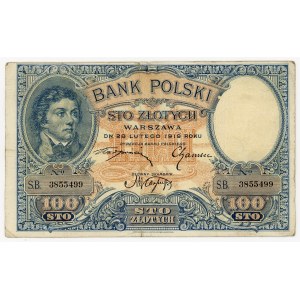 100 zlotych, 1919, S.B. series