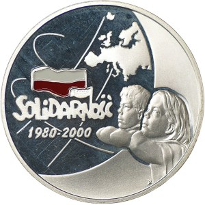 10 zlotych, 2000, 20th Anniversary of NSZZ Solidarność
