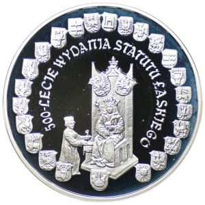 10 zlotych, 2006, 500th Anniversary of the Adoption of the Łask Statute