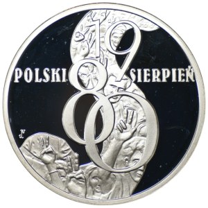 10 zlotych, 2010, Poland, August 1980