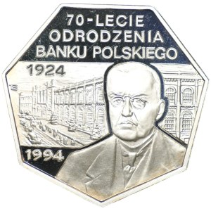 300 000 zlotých, 1994, 70. výročí znovuzaložení Polské banky