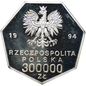 300 000 zlotých, 1994, 70. výročí znovuzaložení Polské banky