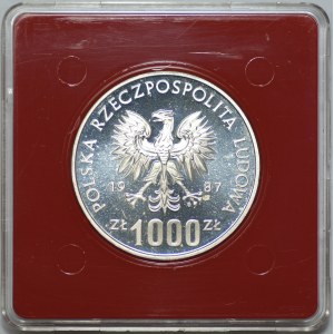 1.000 zloty 1987, Olimpiadi invernali, argento