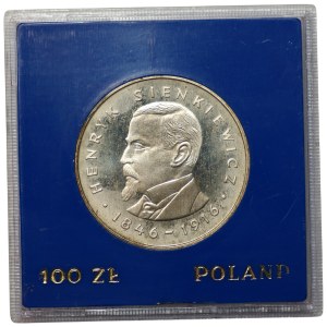 100 zlotych, 1977, Henryk Sienkiewicz