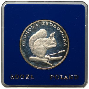500 zlotych, 1985, Squirrel