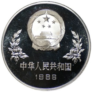 China, 5 yuan, 1986, FIFA World Cup