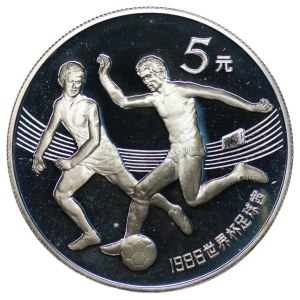 Čína, 5 juanov, 1986, Majstrovstvá sveta vo futbale, Mexiko