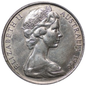 Australia, 50 cents, 1966