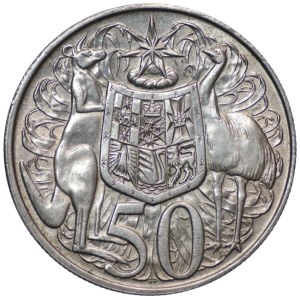 Australia, 50 cents, 1966