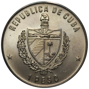 Kuba, 1 peso 1985