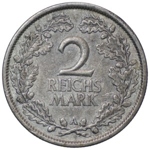 Germany, Weimar Republic, 2 marks, 1926