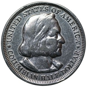 USA, 1 /2 dolara 1893, Światowa Wystawa Kolumbijska