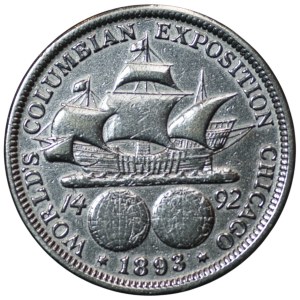 USA, 1 /2 dolara 1893, Światowa Wystawa Kolumbijska