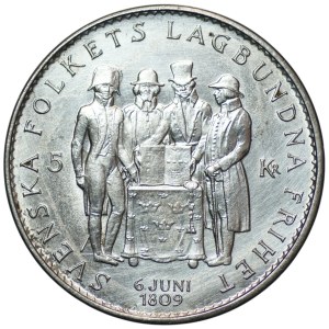 Sweden, 5 kronor, 1959