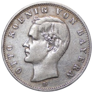 Germany, Bavaria, 2 marks, 1907