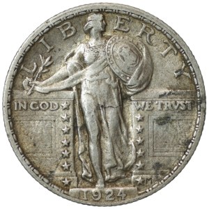 USA, 1/4 dolaru, 1924
