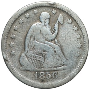 USA, 1/4 dolaru, 1856