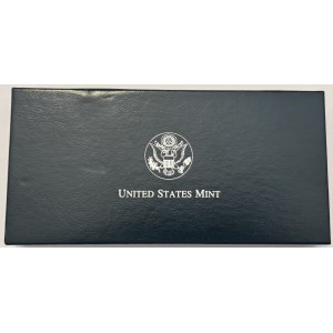 USA, silver coin case set