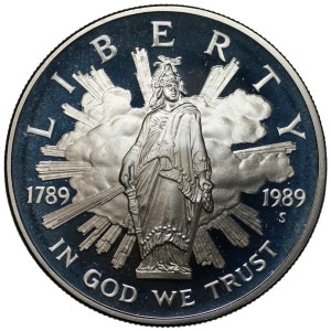 USA, 1 dolar 1989, 200-lecie Kongresu