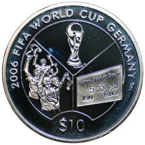 Solomon Islands, $10, 2006, 2006 World Cup