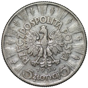 5 złotych 1934, Józef Piłsudski