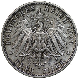 Niemcy, 3 marki 1909