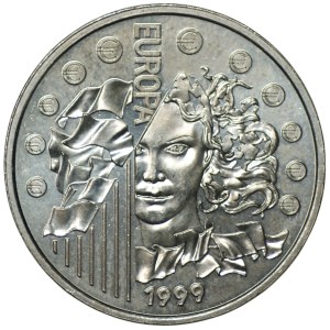Francja, 6,55957 franka 1999, Wprowadzenie euro