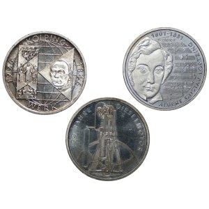 Deutschland, 10 Mark (1996–2001), Set mit 3 verschiedenen Exemplaren