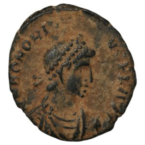 Roman Empire, Honorius, Follis