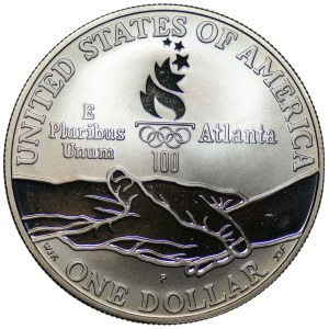USA, 1 dolar 1995, XXVI Letnie Igrzyska Olimpijskie, Atlanta 1996, bieg