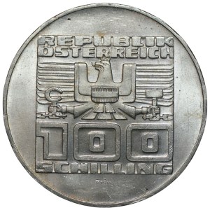 Rakousko, 100 šilinků, 1975, 20. výročí Státní smlouvy