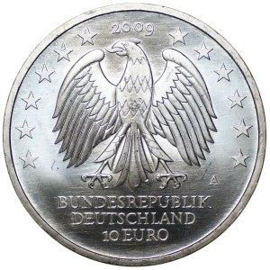 Germany, 10 euros, 2009, 600th Anniversary of the University of Leipzig