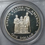 USA, 1 dollar, 1998, 275th anniversary of the birth of Crispus Attucks, PCGS PR69 DCAM